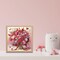 Diamond Painting Kit for Adults – 12x12 Inch Partial Drill Red Flowers, Special Shaped Diamond Art for Beginners, Valentine’s & Mother’s Day Craft